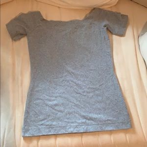 JCrew grey boatneck t-shirt, xs
